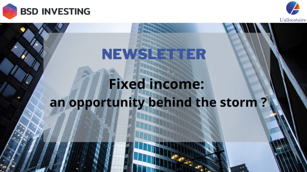 img Newsletter: Fixed income: an opportunity behind the storm 