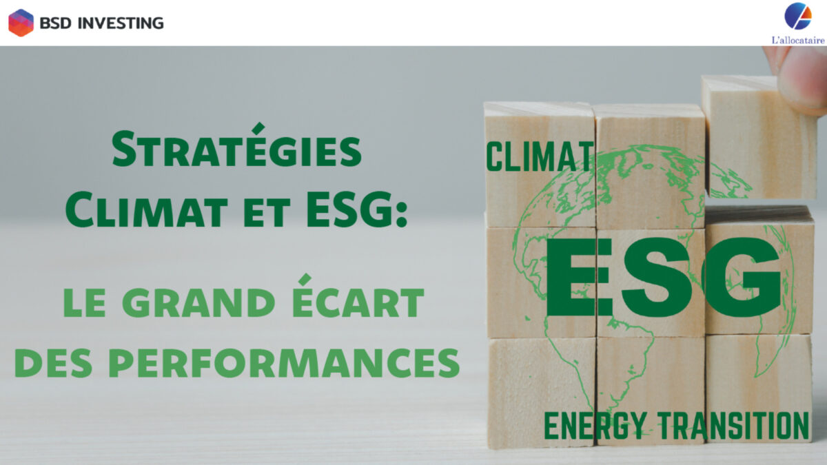 img Stratégies Climat et ESG: le grand écart des performances